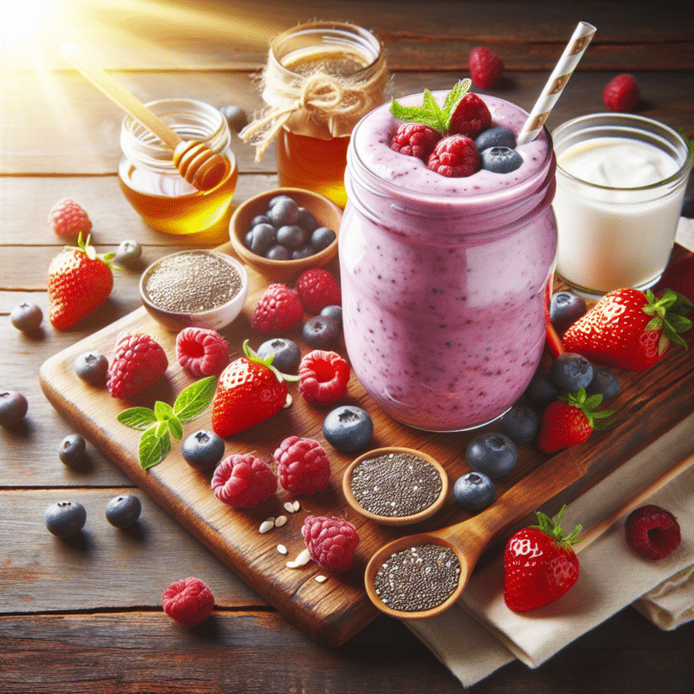 Berry Smoothie Breakfast Ideas