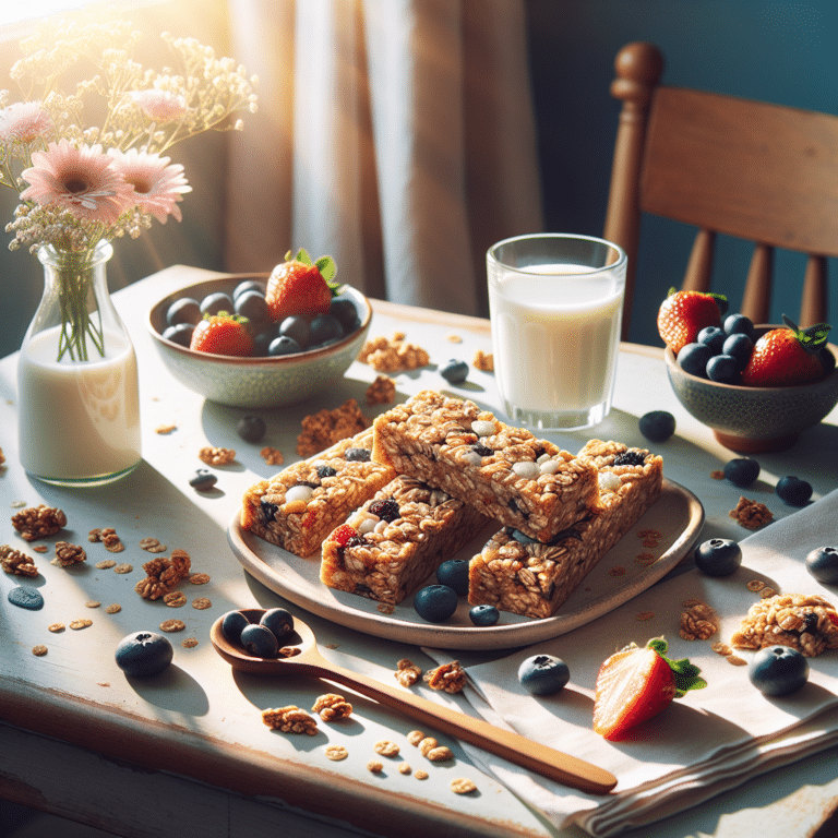 Homemade Granola Bars for Breakfast