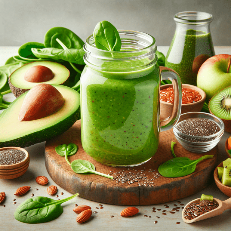 Superfood Green Smoothie Prep