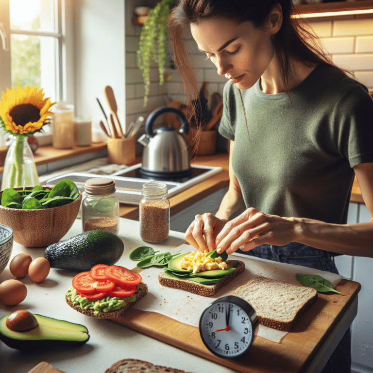 Making Healthy Breakfast Sandwiches in Five Minutes
