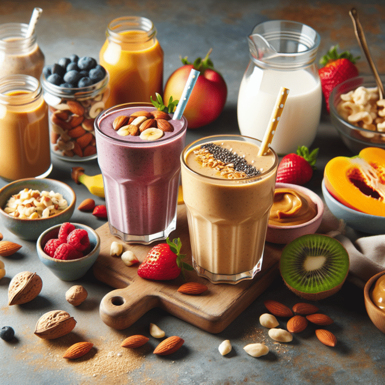 Nut Butter Breakfast Smoothies