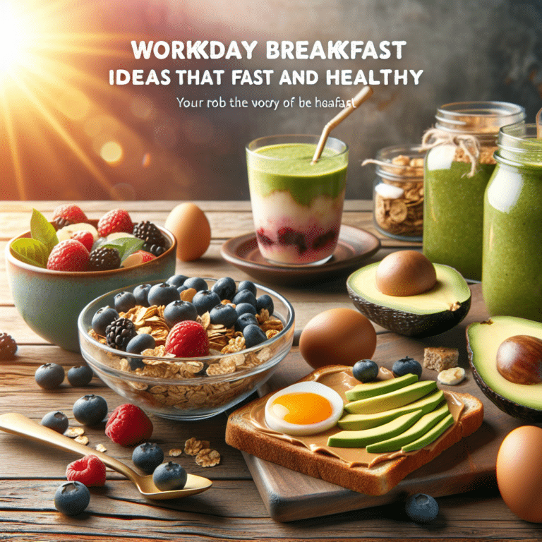 Workday Breakfast Ideas that are Fast and Healthy