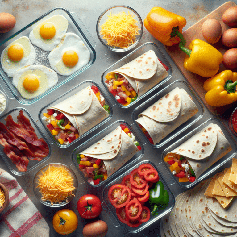 How to Create the Perfect Breakfast Burrito Meal Prep